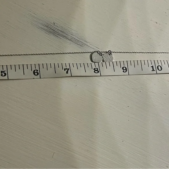 Tiffany & Co. Sterling Silver Double Heart Tag Pendant Necklace in Silver, Mini - Picture 5 of 6